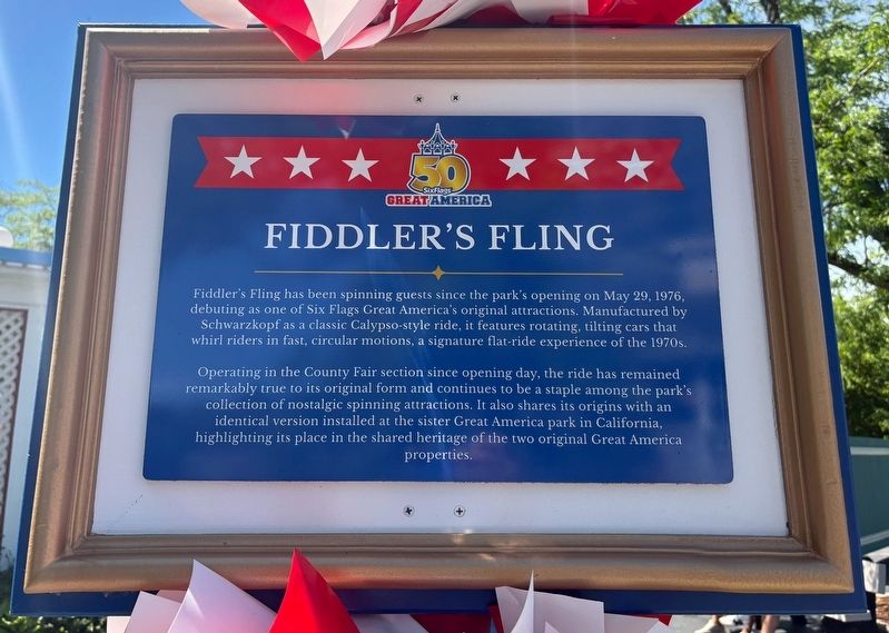 Fiddler's Fling Marker. Click for full size. Fiddler's Fling Marker image. Click for full size.
