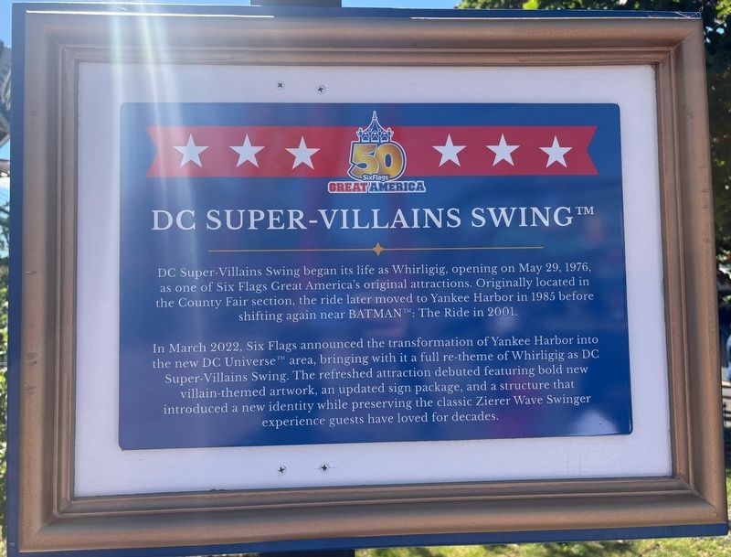 DC Super-Villains Swing Marker image. Click for full size.