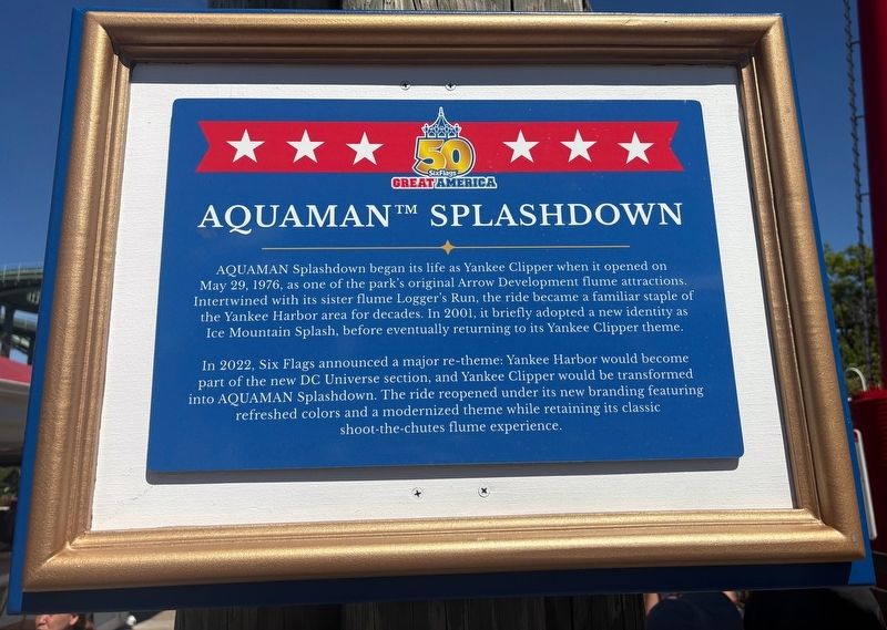 Aquaman Splashdown Marker image. Click for full size.