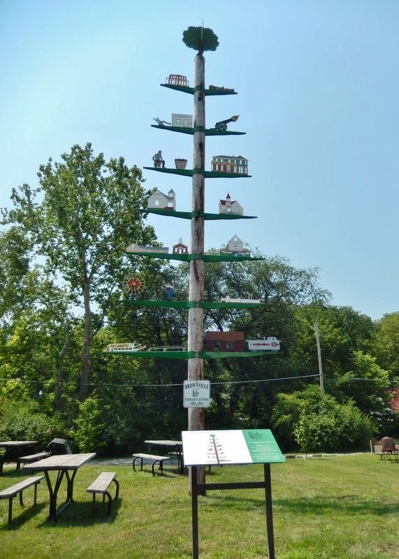 Brownville, Nebraska Historical Society Heritage Tree Marker. Click for full size. Brownville, Nebraska Historical Society Heritage Tree Marker image. Click for full size.