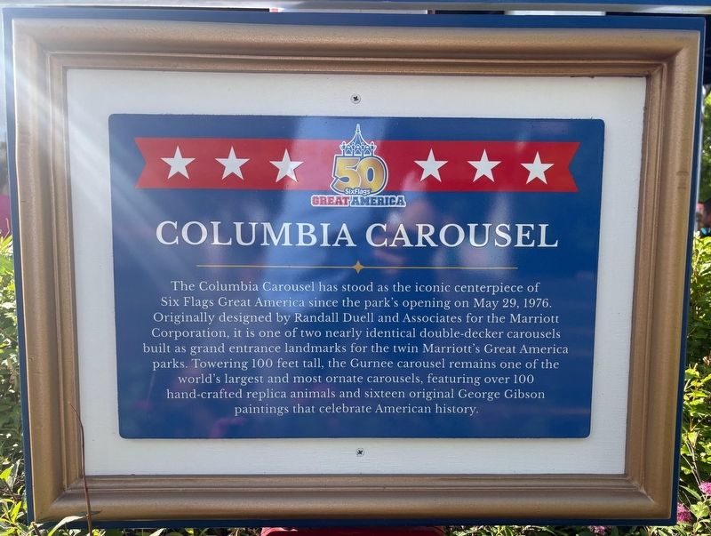 Columbia Carousel Marker. Click for full size. Columbia Carousel Marker image. Click for full size.