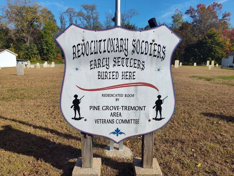 Revolutionary Soldiers Marker image. Click for full size.