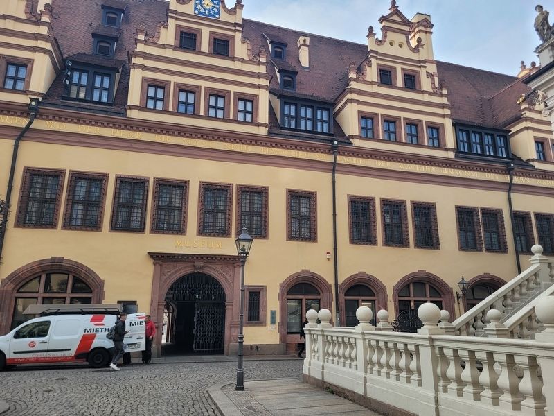 Altes Rathaus / Old City Hall Marker. Click for full size. Altes Rathaus / Old City Hall Marker image. Click for full size.