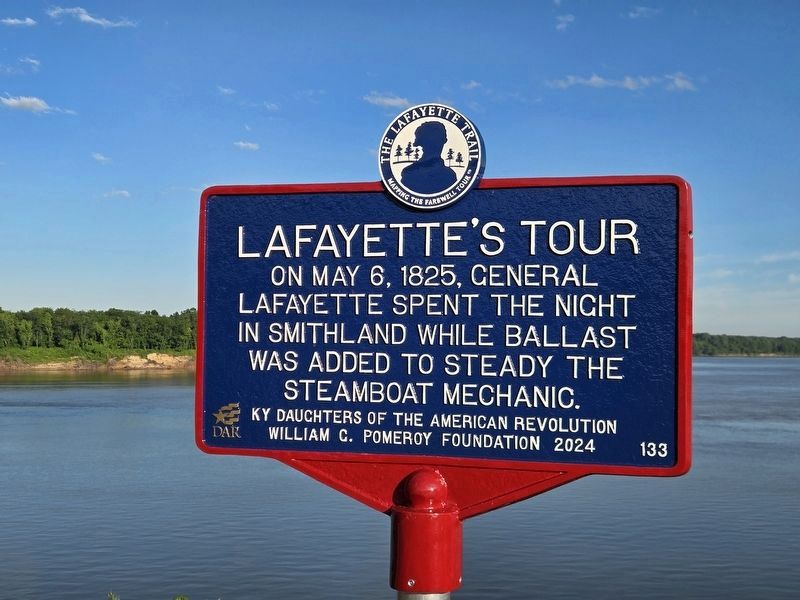 Lafayette's Tour Marker image. Click for full size.
