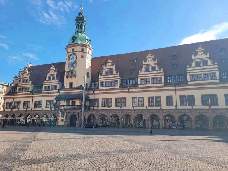 Altes Rathaus / Old City Hall Marker. Click for full size. Altes Rathaus / Old City Hall Marker image. Click for full size.
