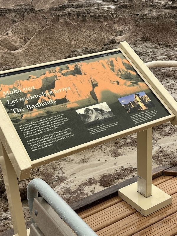 THe Badlands Marker image. Click for full size.
