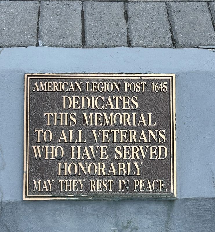 Veterans Memorial. Click for full size. Veterans Memorial image. Click for full size.