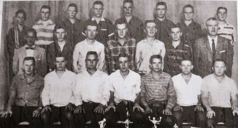 Marker detail: Lettermen�s Club 1958-1959 image. Click for full size.