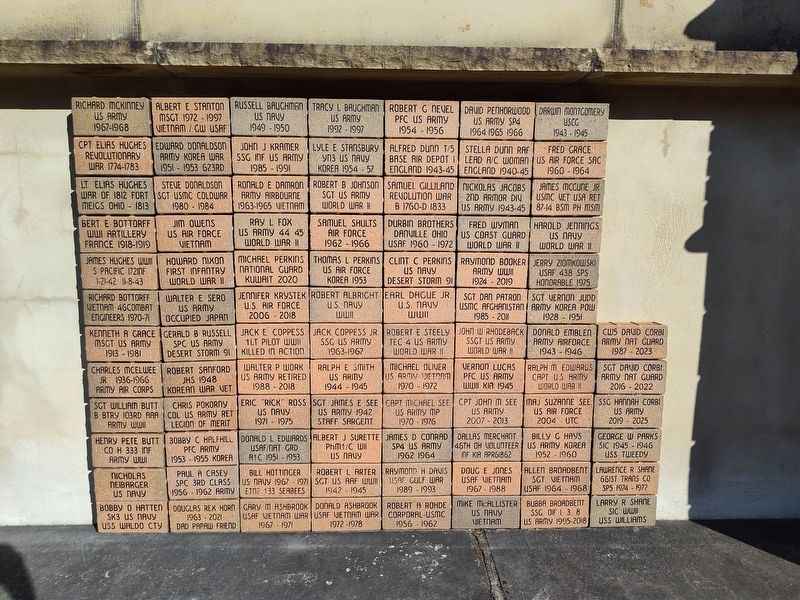 American Legion Post 254 Wall of Honor Marker image. Click for full size.