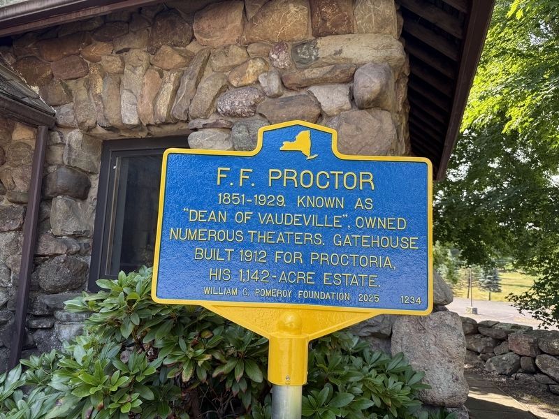 F.F. Proctor Marker. Click for full size. F.F. Proctor Marker image. Click for full size.