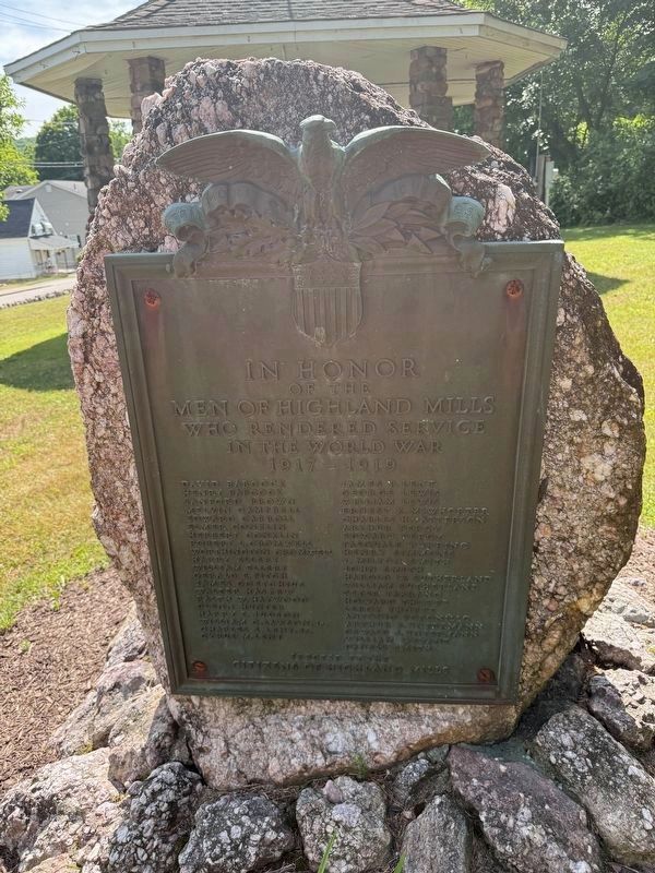 World War I Memorial. Click for full size. World War I Memorial image. Click for full size.