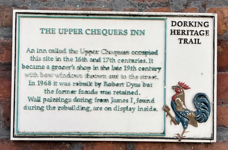 The Upper Chequers Inn Marker. Click for full size. The Upper Chequers Inn Marker image. Click for full size.