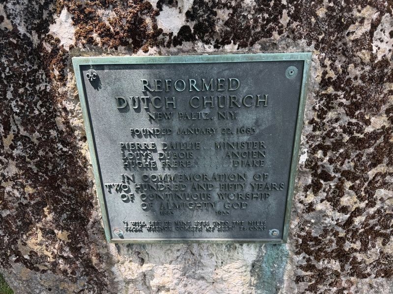Reformed Dutch Church Marker image. Click for full size.