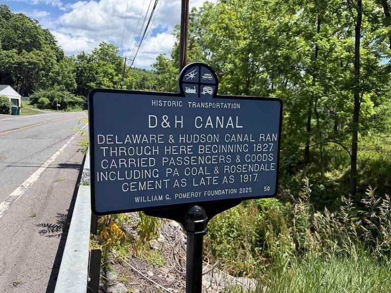 D & H Canal Marker image. Click for full size.