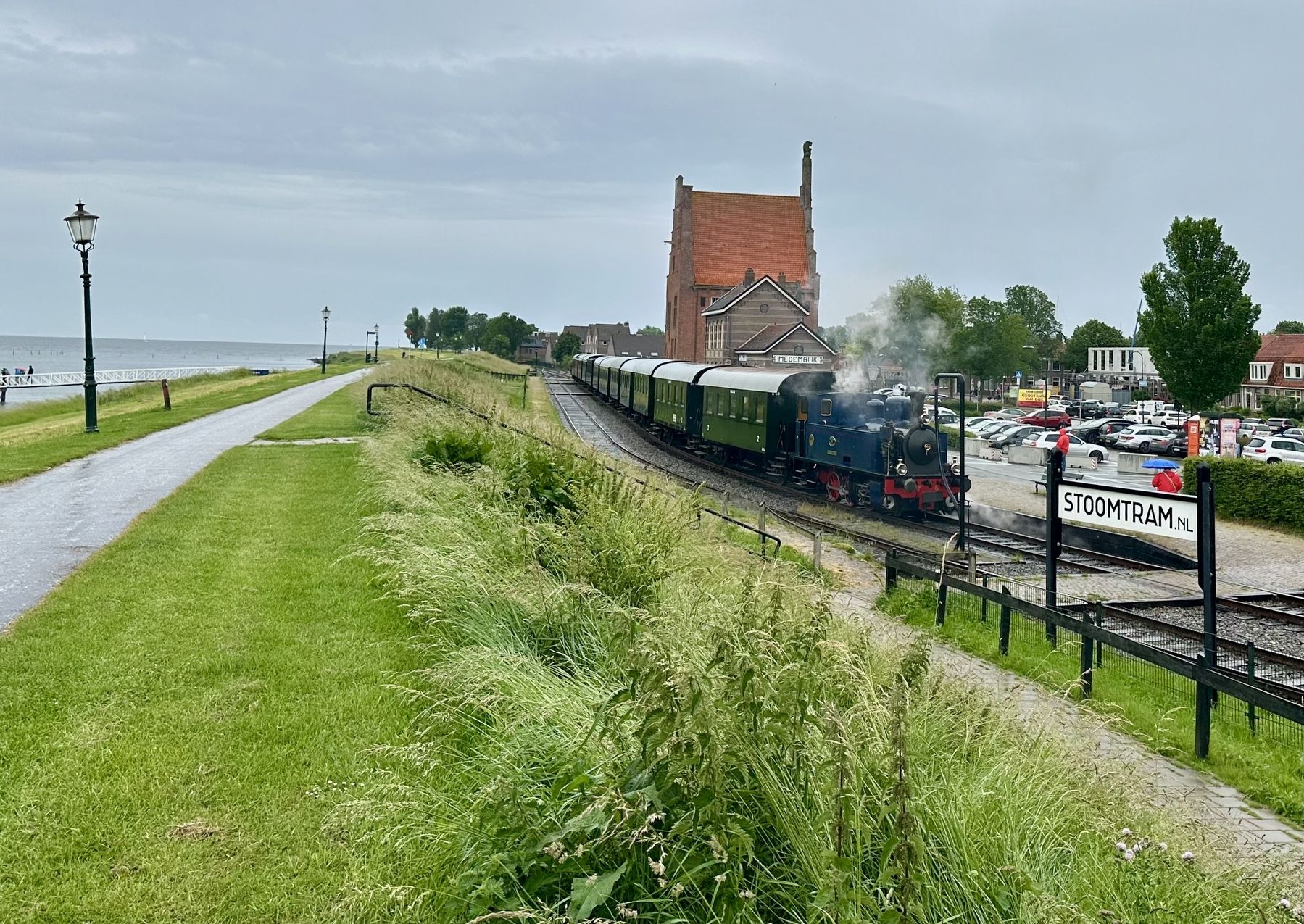 View of the <i>Stoomtram</i> with Medemblik Station image. Click for full size.