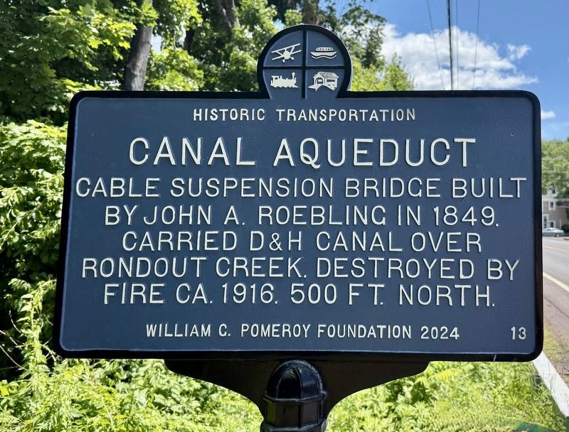 Canal Aqueduct Marker image. Click for full size.