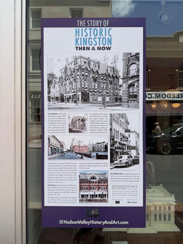 The Story of Historic Kingston Marker image. Click for full size.