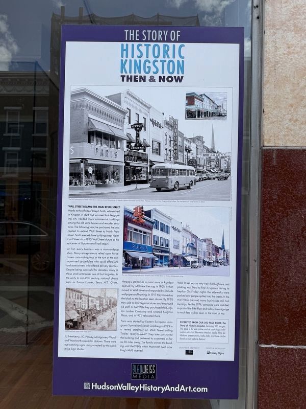 The Story of Historic Kingston Marker image. Click for full size.