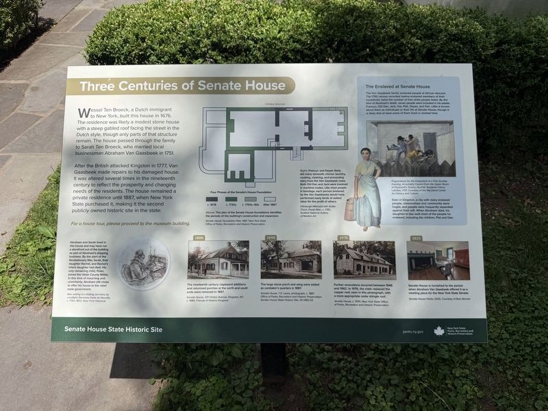 Three Centuries of Senate House Marker image. Click for full size.