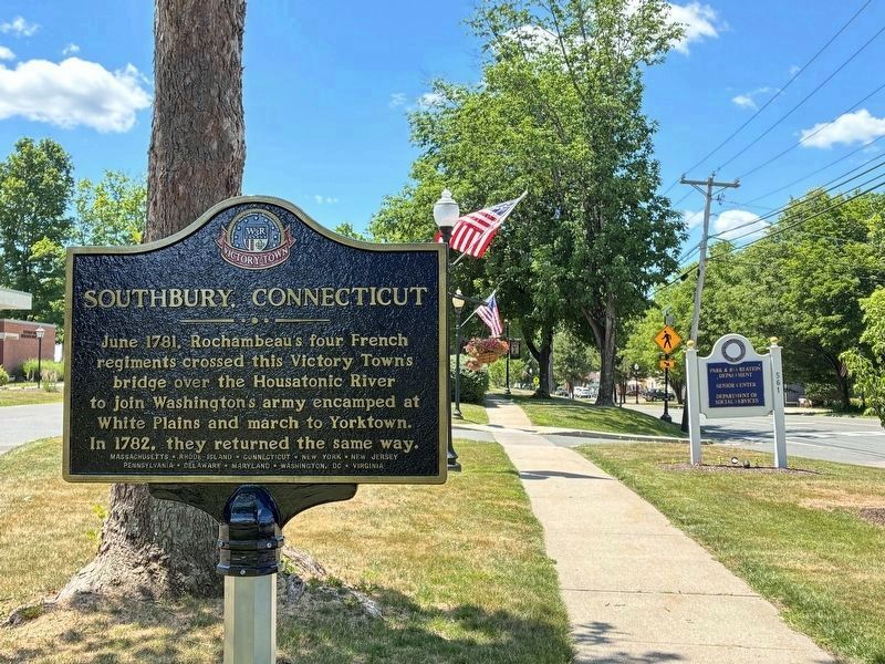 Southbury, CT Victory Town Marker image. Click for full size.