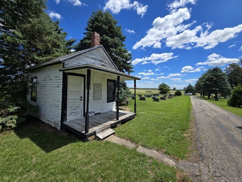 Christopher Livingston House in Pine Ridge Cemetery. Click for full size. Christopher Livingston House in Pine Ridge Cemetery image. Click for full size.