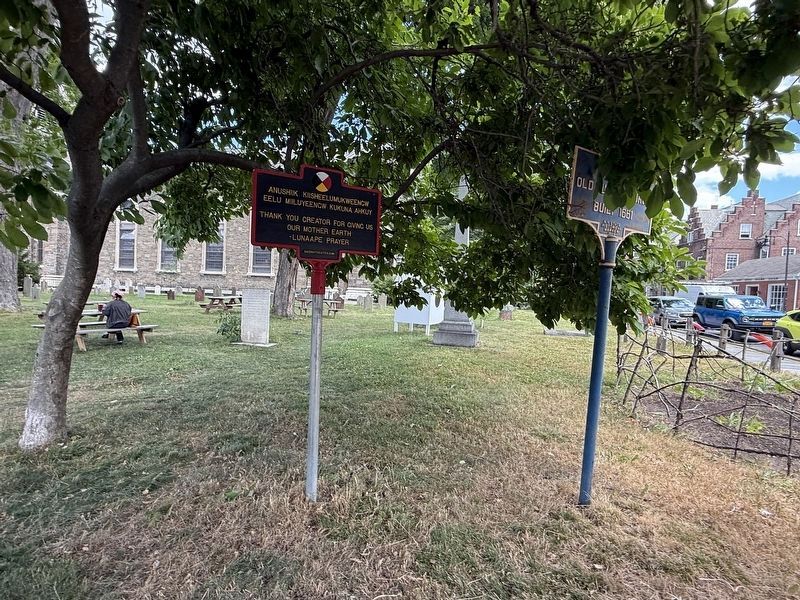 Old Dutch Church Marker. Click for full size. Old Dutch Church Marker image. Click for full size.