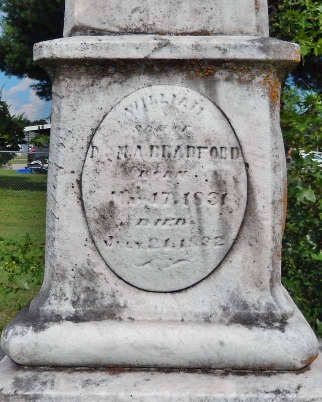 Bradford Monument: William Bradford. Click for full size. Bradford Monument: William Bradford image. Click for full size.