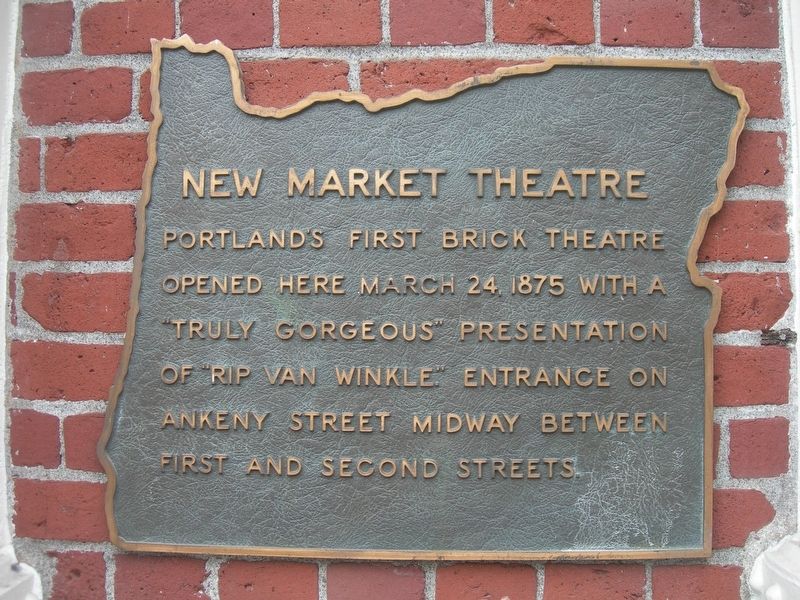 New Market Theatre Marker. Click for full size. New Market Theatre Marker image. Click for full size.