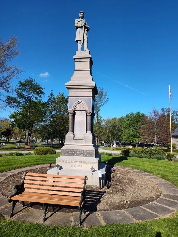 To The Soldiers of Medina County Marker image. Click for full size.