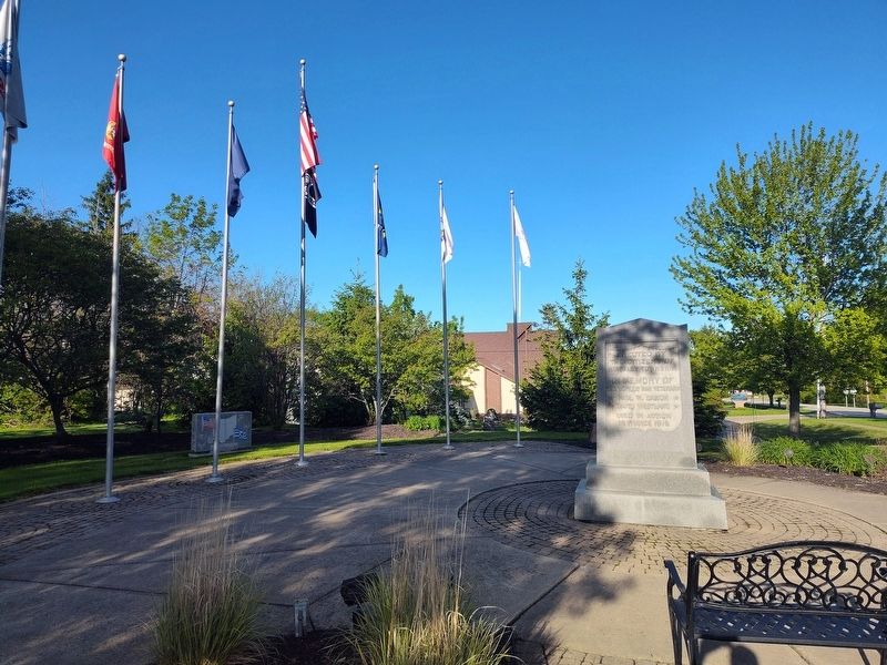 Hinkley Township Worlds War Memorial. Click for full size. Hinkley Township Worlds War Memorial image. Click for full size.