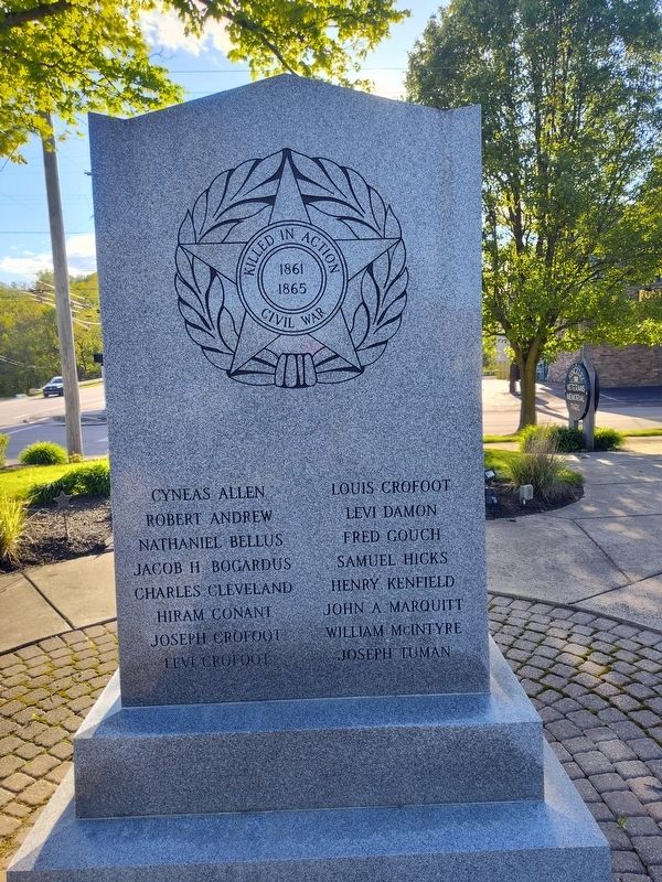 Civil War Killed in Action Marker. Click for full size. Civil War Killed in Action Marker image. Click for full size.