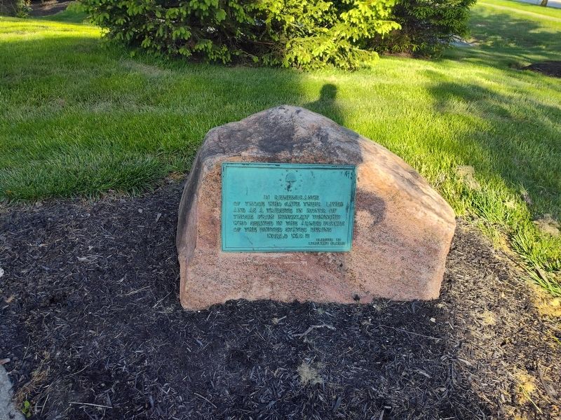 In Remembrance Marker. Click for full size. In Remembrance Marker image. Click for full size.