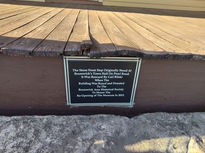 The Stone Front Step Marker. Click for full size. The Stone Front Step Marker image. Click for full size.
