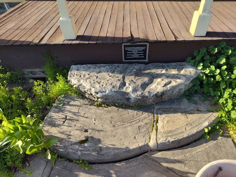 The Stone Front Step Marker. Click for full size. The Stone Front Step Marker image. Click for full size.