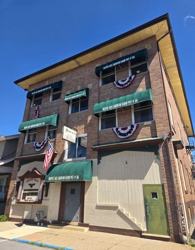 Beaver Falls American Legion War Memorial image. Click for full size.