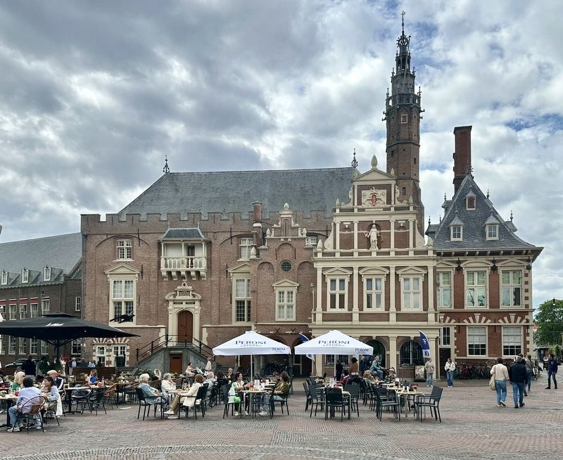 Haarlem Stadhuis / City Hall and marker. Click for full size. Haarlem Stadhuis / City Hall and marker image. Click for full size.