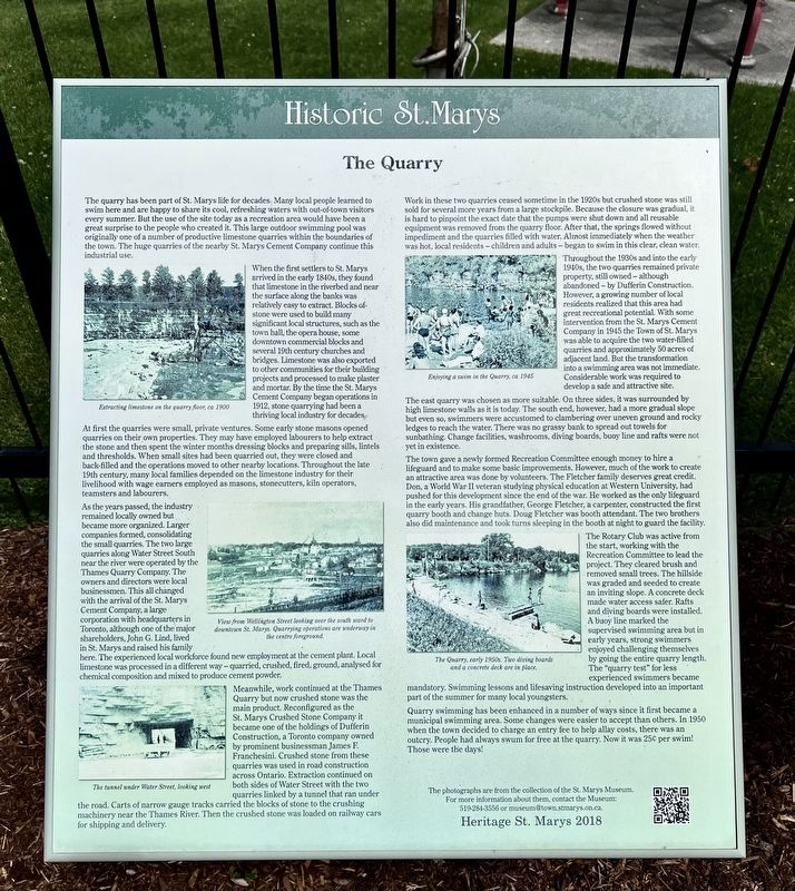 The Quarry Marker. Click for full size. The Quarry Marker image. Click for full size.