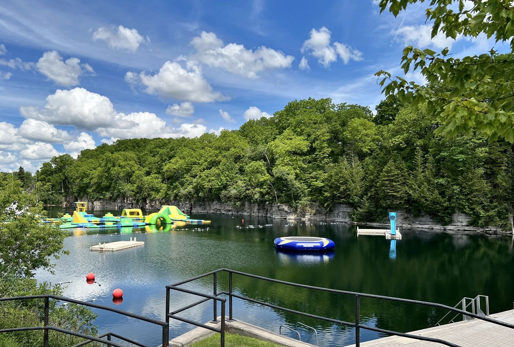 The St. Marys Quarry in 2026. Click for full size. The St. Marys Quarry in 2026 image. Click for full size.