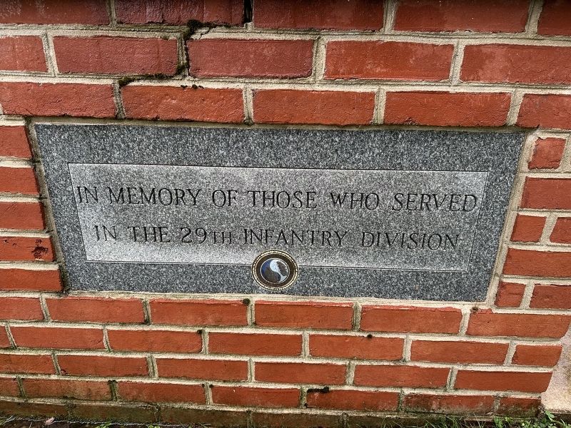 29th Infantry Division Memorial Marker image. Click for full size.