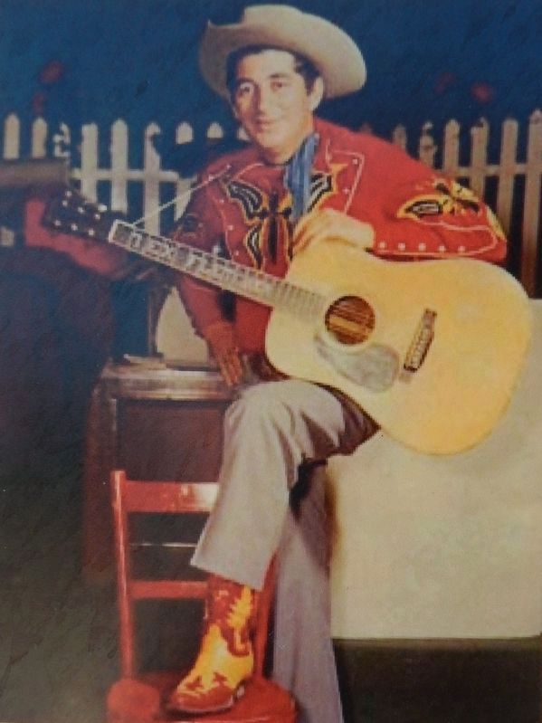 Marker detail: Tex Fletcher. Click for full size. Marker detail: Tex Fletcher image. Click for full size.