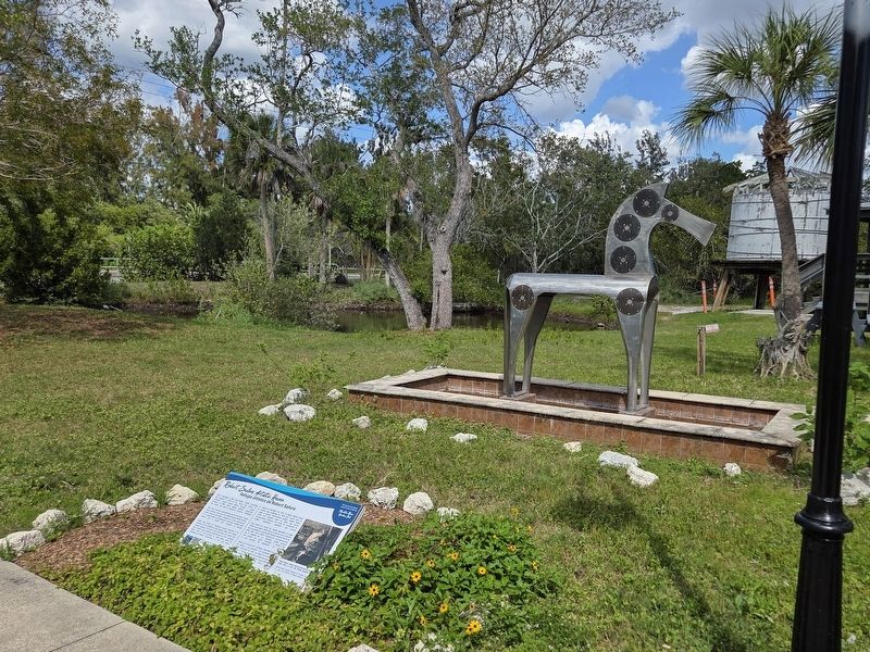 Robert Sailors marker and sculpture on the grounds of the Florida Maritime Museum. Click for full size. Robert Sailors marker and sculpture on the grounds of the Florida Maritime Museum image. Click for full size.