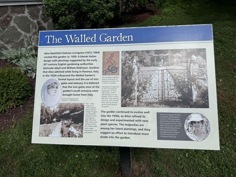 The Walled Garden Marker. Click for full size. The Walled Garden Marker image. Click for full size.