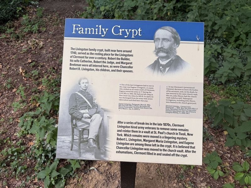 Family Crypt Marker. Click for full size. Family Crypt Marker image. Click for full size.