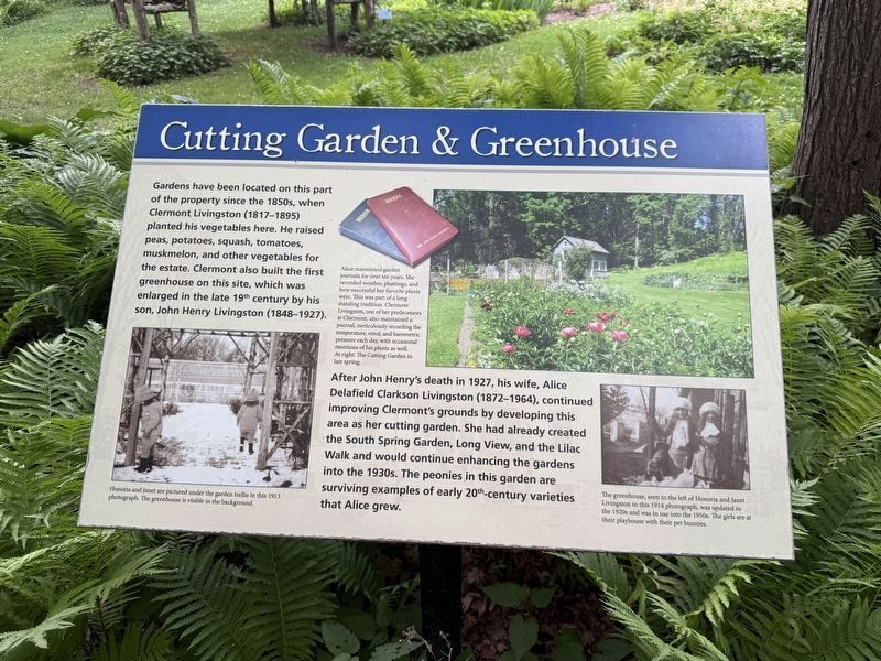 Cutting Garden & Greenhouse Marker. Click for full size. Cutting Garden & Greenhouse Marker image. Click for full size.