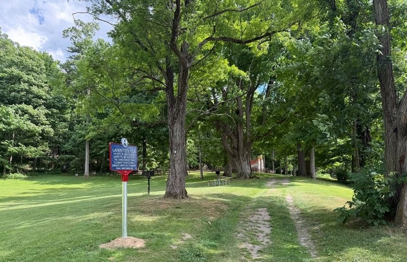 Lafayette's Tour Marker. Click for full size. Lafayette's Tour Marker image. Click for full size.