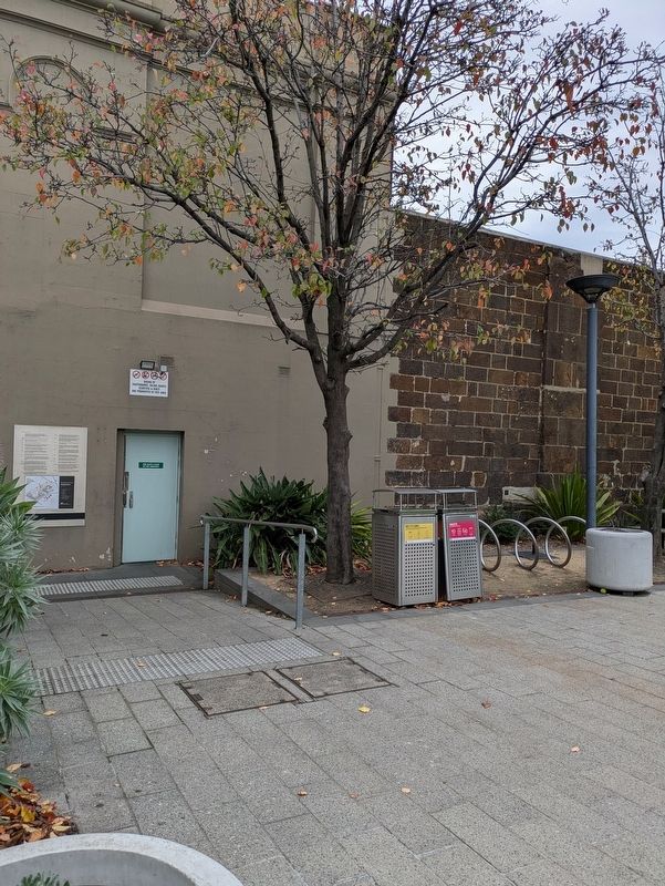 Site History Marker in the Courtyard. Click for full size. Site History Marker in the Courtyard image. Click for full size.