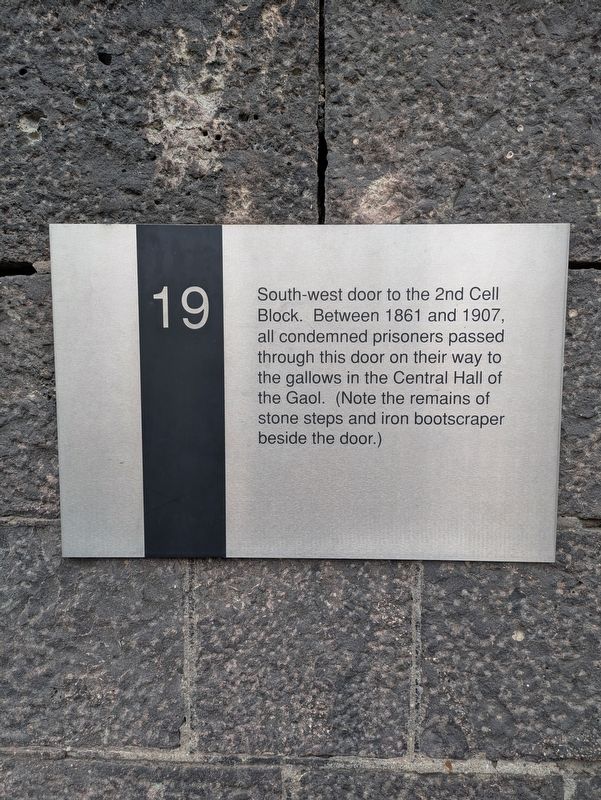 2nd Cell Block Marker image. Click for full size.