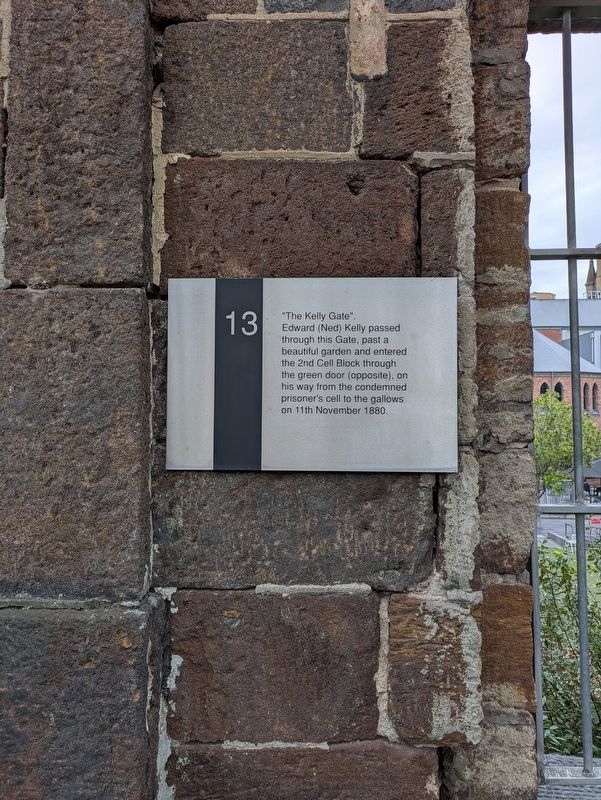 The Kelly Gate Marker. Click for full size. The Kelly Gate Marker image. Click for full size.