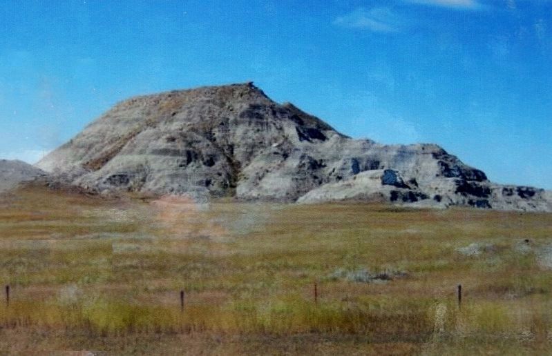 Marker detail: Crow Buttes. Click for full size. Marker detail: Crow Buttes image. Click for full size.