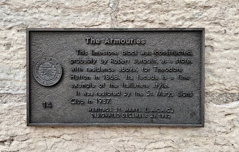 The Armouries Marker. Click for full size. The Armouries Marker image. Click for full size.
